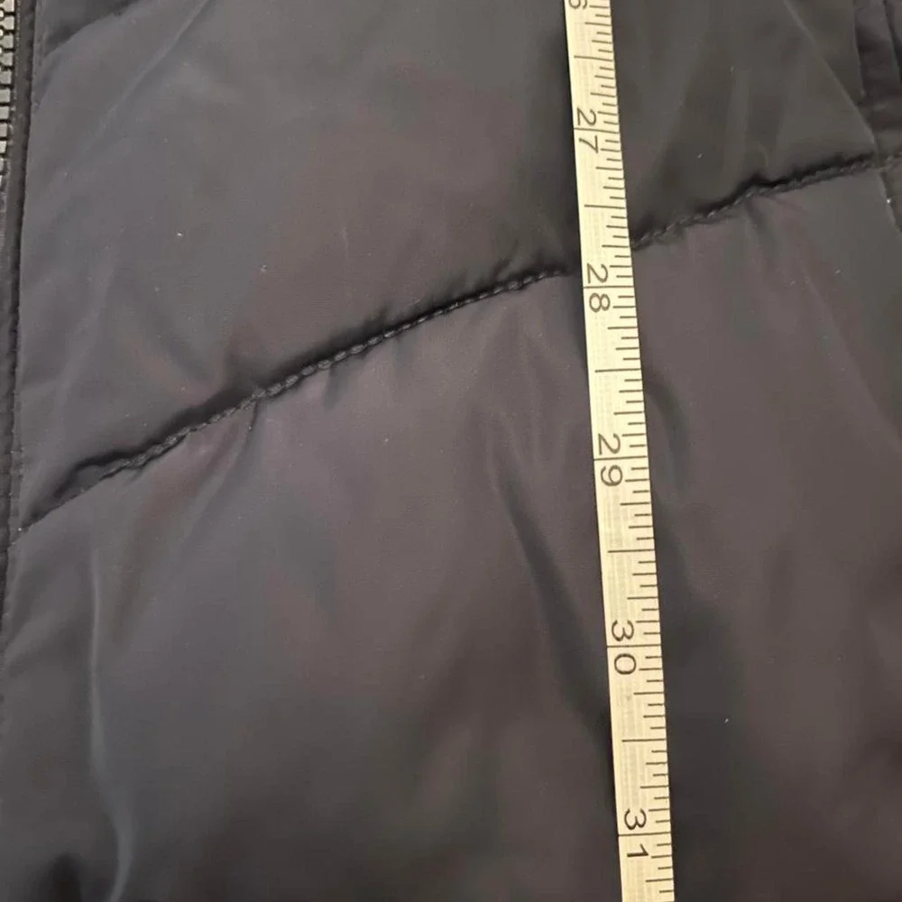 Blue Tommy Hilfiger long puffer coat